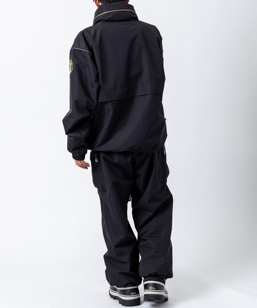 habitant(インハビタント)クォータージップ プルオーバー スノー