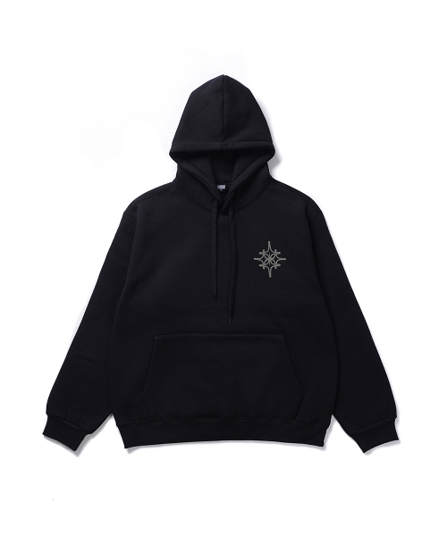 GAKKAI UNIONS（ガッカイユニオンズ）の「ポスターチェーンフードティー ブラック（パーカー・レディース・その他・SMALL/MEDIUM/LARGE/X-LARGE）」の2枚目の写真