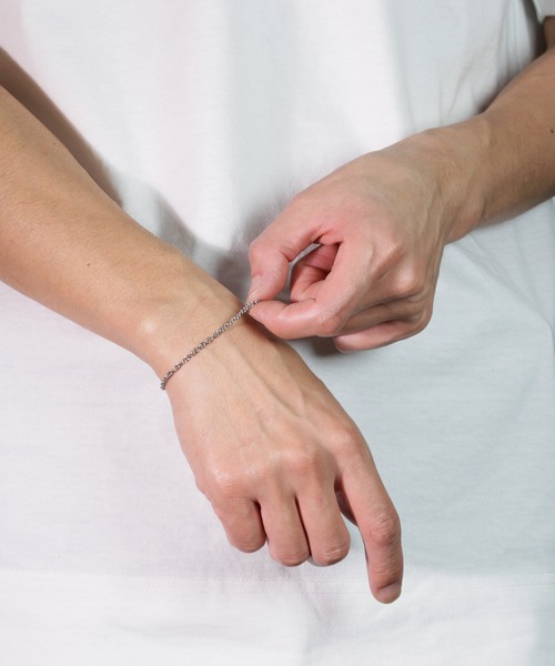 JAM HOME MADE(ジャムホームメイド)の「ロープチェーンブレスレット M 三友その2 チタン(スパイク チェーン)/メンズ/レディース/ユニセックス(ブレスレット・メンズ・シルバー・ONE SIZE)」の5枚目の写真