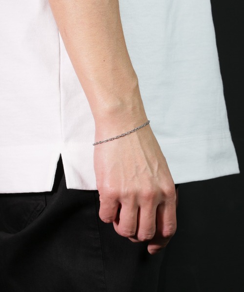 JAM HOME MADE(ジャムホームメイド)の「ロープチェーンブレスレット M 三友その2 チタン(スパイク チェーン)/メンズ/レディース/ユニセックス(ブレスレット・メンズ・シルバー・ONE SIZE)」の6枚目の写真