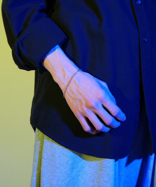 JAM HOME MADE(ジャムホームメイド)の「ロープチェーンブレスレット M 三友その2 チタン(スパイク チェーン)/メンズ/レディース/ユニセックス(ブレスレット・メンズ・シルバー・ONE SIZE)」の3枚目の写真