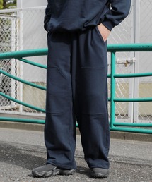 NAKER（ネイカー）の「裏毛ダブルニーワイドスウェットパンツ（スウェットパンツ）」