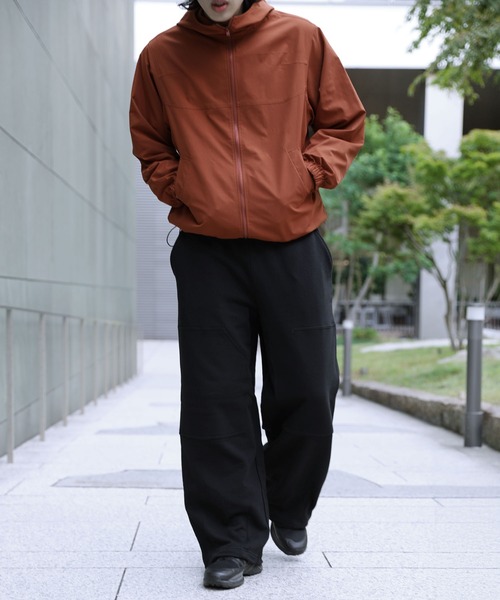 NAKER（ネイカー）の「裏毛ダブルニーワイドスウェットパンツ