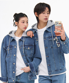 セール】SHIPS any:デニム3rdノーカラーGジャン◇（ノーカラー