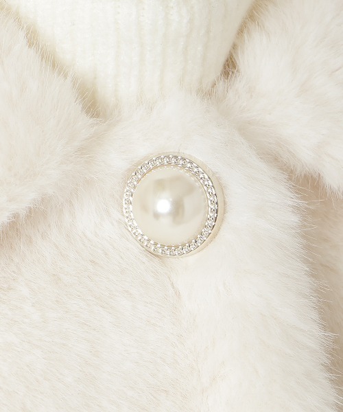 WILLSELECTION（ウィルセレクション）の「ステンカラーエコファーショートジャケット（ブルゾン・レディース・オフホワイト/モカ/ベージュ・FREE）」の20枚目の写真