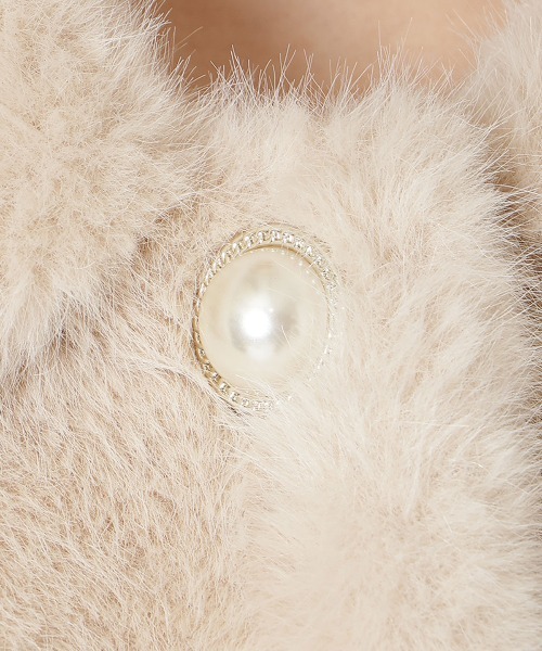 WILLSELECTION（ウィルセレクション）の「ステンカラーエコファーショートジャケット（ブルゾン・レディース・オフホワイト/モカ/ベージュ・FREE）」の11枚目の写真