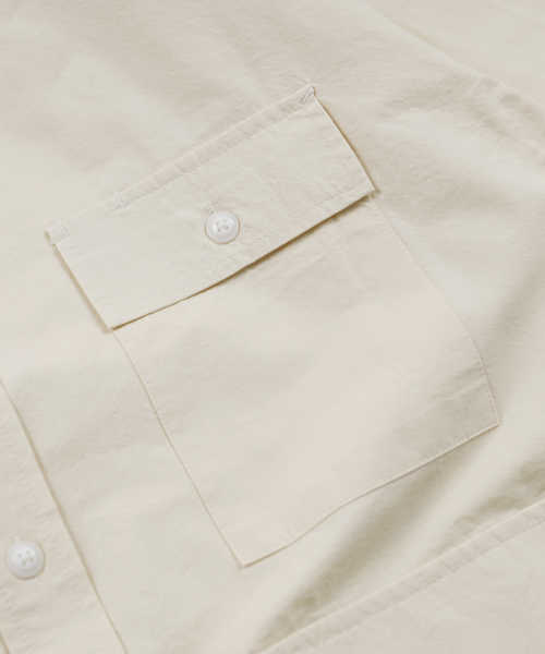 FRIZMWORKS(フリズムワークス)の「WASHED TRIPLE POCKET HALF SHIRT _ IVORY(シャツ/ブラウス・メンズ・その他・SMALL/MEDIUM/LARGE/X-LARGE)」の4枚目の写真