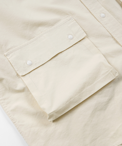 FRIZMWORKS(フリズムワークス)の「WASHED TRIPLE POCKET HALF SHIRT _ IVORY(シャツ/ブラウス・メンズ・その他・SMALL/MEDIUM/LARGE/X-LARGE)」の5枚目の写真