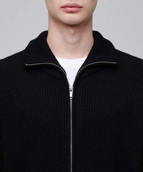 MUSINSA STANDARD（ムシンサスタンダード）の「リラックスドリブニットジップアップ[ブラック]（ニット/セーター・メンズ・その他・SMALL/MEDIUM/LARGE/X-LARGE/XX-LARGE）」の7枚目の写真