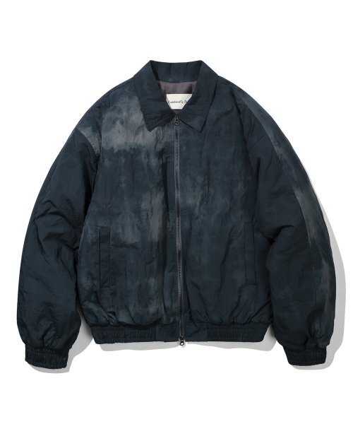 TRIP LE SENS(トリップ ル センス)の「ユニセックス タイダイ パディッド 2WAY ジップアップ ブルゾン_BLACK GREY(ブルゾン・メンズ・その他・MEDIUM/LARGE)」の6枚目の写真
