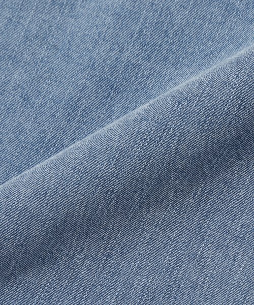 TRILLION（トリリオン）の「ストーンウォッシングオーバーサイズデニム長袖シャツ (BLEACH BLUE)（シャツ/ブラウス・レディース・その他・LARGE/X-LARGE/MEDIUM）」の11枚目の写真
