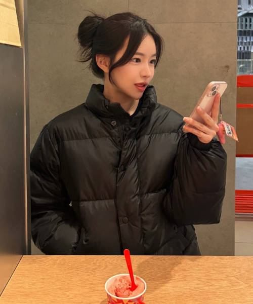 90sクラシコダウンジャケット_ブラック（ダウンジャケット/コート