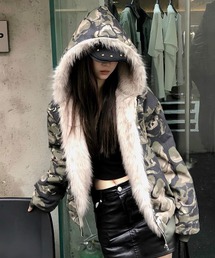 カモフラージュレタリングファージャケット（その他アウター）｜KsG