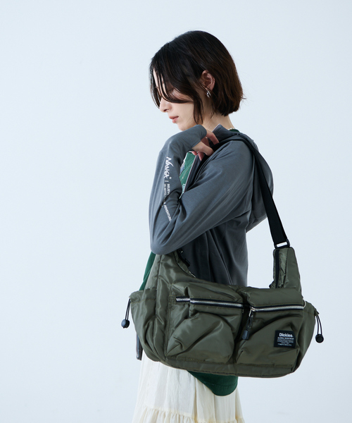 Dickies(ディッキーズ)の「【Dickies/ディッキーズ】PADDED MP SHOULDERBAG/ショルダーバッグ/81278800/大容量/ギフト【WEB限定】(トートバッグ・レディース・カーキ/ブラック・フリー)」の3枚目の写真