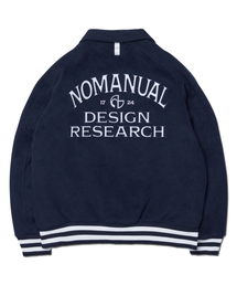 NOMANUAL（NOMANUAL）の「W.S VARSITY JACKET - DARK NAVY（スタジャン）」