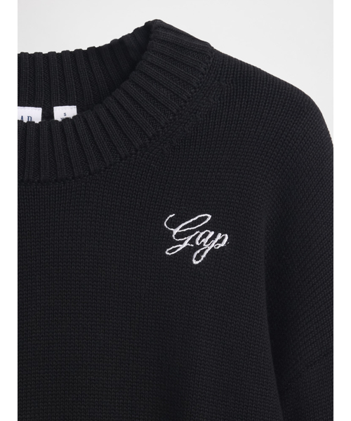 GAP(ギャップ)の「Gapロゴ リラックスフィット クロップド クルーネックセーター(ニット/セーター・レディース・ブラック/アイボリー/レッド/ライトグレー・S/L/XS/XXS/XL/M)」の17枚目の写真