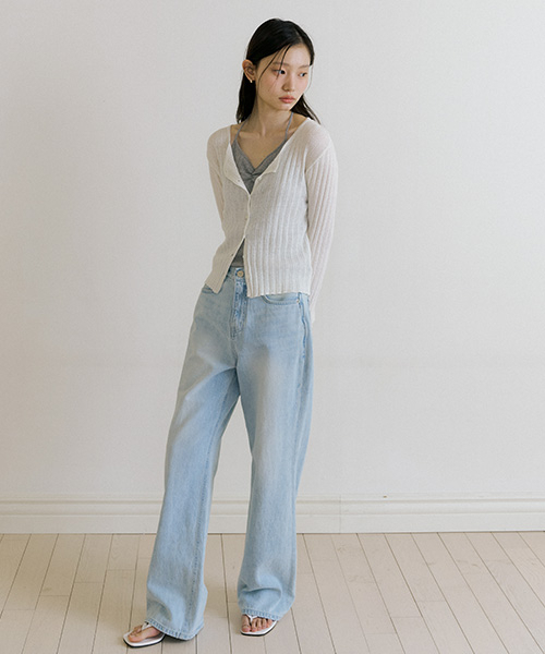 LINGSEOUL(リングソウル)の「relaxed washing denim pants(デニムパンツ・レディース・その他・SMALL/MEDIUM/LARGE)」の8枚目の写真