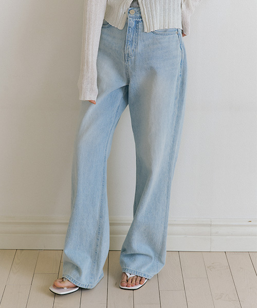 LINGSEOUL(リングソウル)の「relaxed washing denim pants(デニムパンツ・レディース・その他・SMALL/MEDIUM/LARGE)」の2枚目の写真