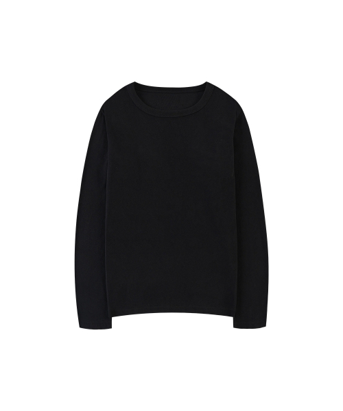 VANONE ATELIER(バノンアトリエ)の「A3559 エッセンシャルラウンドTシャツ_ブラック(Tシャツ/カットソー・レディース・ブラック・FREE)」の2枚目の写真