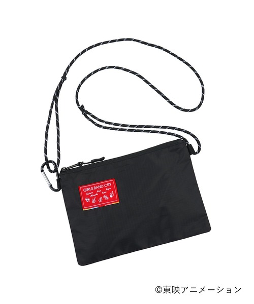 ZOZOSPOT（ゾゾスポット）の「ガールズバンドクライ BLACK COLLECTION by ZOZOTOWN  サコッシュ＆ラバーバンドセット（ショルダーバッグ・メンズ・その他1・ONESIZE）」の2枚目の写真