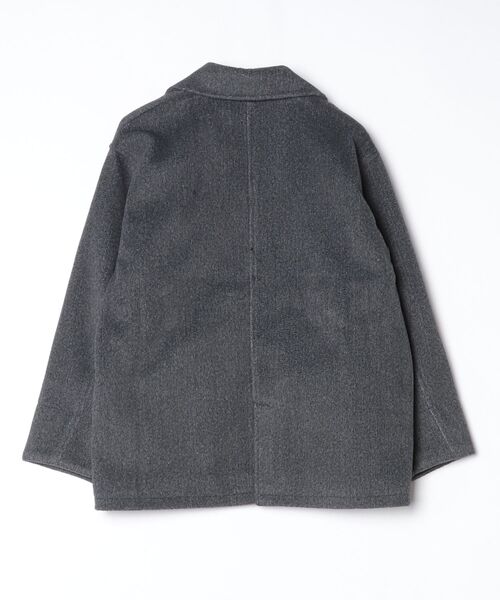 FREAK'S STORE(フリークスストア)の「シャギーミドルコート(チェスターコート・レディース・ライトグレー・フリ-)」の2枚目の写真