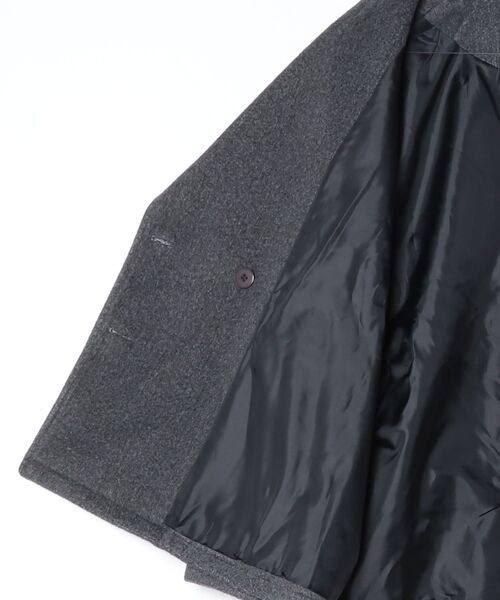 FREAK'S STORE(フリークスストア)の「シャギーミドルコート(チェスターコート・レディース・ライトグレー・フリ-)」の3枚目の写真