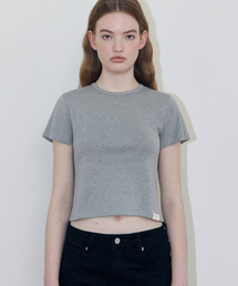 リディコットンクロップTシャツ(GRAY)