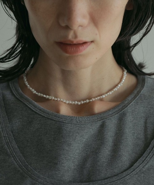 anuke（アンヌーク）の「anuke　Mini Pearl Necklace ミニパールネックレス/62510910（ネックレス・レディース・ホワイト・ONE SIZE）」の6枚目の写真