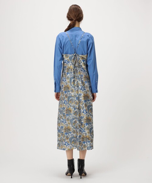 SOULEIADO（ソレイアード）の「アセテートプリント キャミソールワンピース（ワンピース・レディース・グレー系その他2・36）」の4枚目の写真