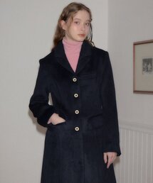 Hourglass Long Coat_ Navy