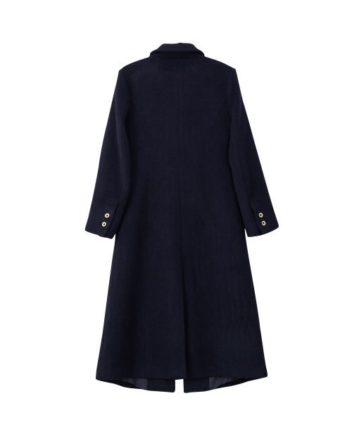 SALON DE YOHN(サロンドヨーン)の「Hourglass Long Coat_ Navy(チェスターコート・レディース・その他・SMALL/MEDIUM)」の5枚目の写真