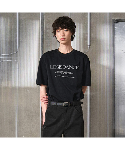 LMOOD(エルムード)の「LESISDANCE コンフォートTシャツ ( 2カラー )(Tシャツ/カットソー・メンズ・ブラック/ホワイト・44/46/48)」の2枚目の写真