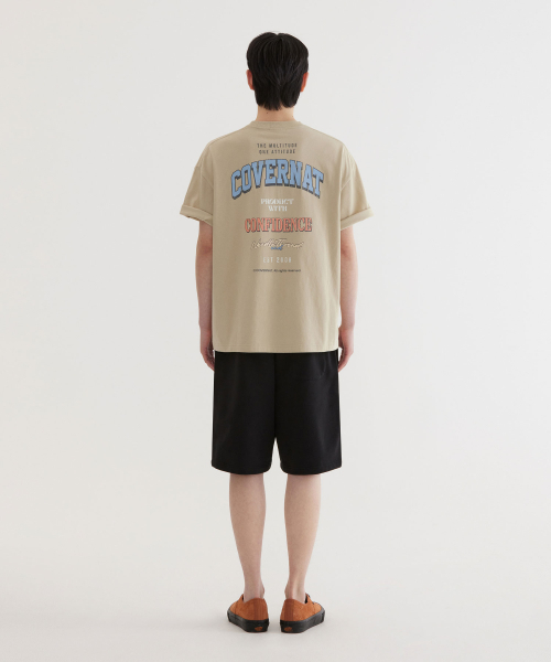 COVERNAT(カバーナット)の「マルチロゴタイポグラフィックTシャツBeige(Tシャツ/カットソー・レディース・その他・X-SMALL/SMALL/MEDIUM/LARGE/X-LARGE/XX-LARGE)」の6枚目の写真