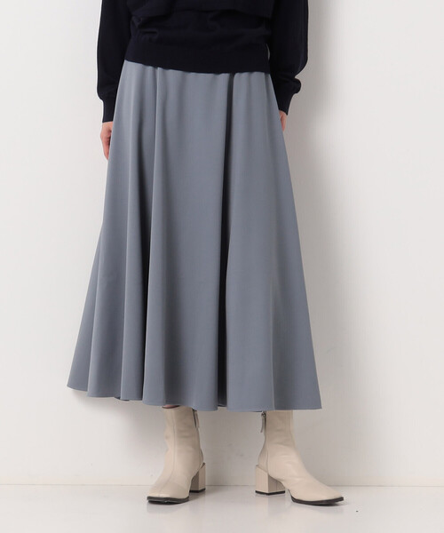 COMME CA（コムサ）の「〔 TALLサイズ 〕 ベネシャンストレッチ スカート（スカート・レディース・オフホワイト/ブルー・15号）」の2枚目の写真