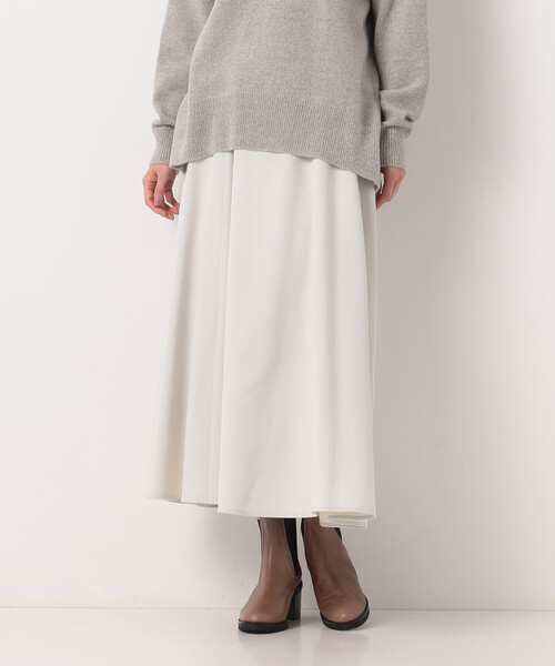 COMME CA（コムサ）の「〔 TALLサイズ 〕 ベネシャンストレッチ スカート（スカート・レディース・オフホワイト/ブルー・15号）」の4枚目の写真