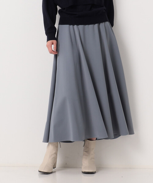 COMME CA（コムサ）の「〔 TALLサイズ 〕 ベネシャンストレッチ スカート（スカート・レディース・オフホワイト/ブルー・15号）」の9枚目の写真