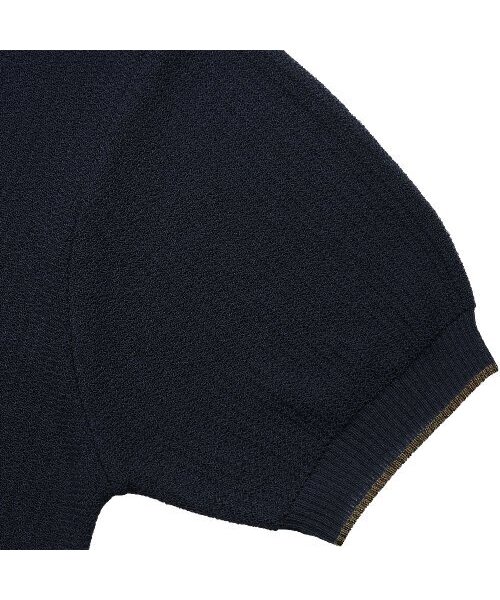 sortie(ソルティ)の「Texture Henly neck Knit (Navy)(ポロシャツ・メンズ・その他・LARGE/MEDIUM/X-LARGE)」の3枚目の写真
