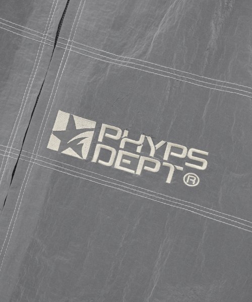 PHYSICAL DEPARTMENT(フィジカル デパートメント)の「カラー スティッチ トラックジャケット グレー(ナイロンジャケット・レディース・その他・MEDIUM/SMALL/X-LARGE/LARGE)」の6枚目の写真