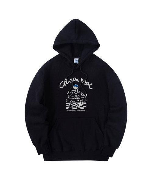 RADINEO(ラディネオ)の「チェックメイトフードブラック(パーカー・メンズ・その他・LARGE/MEDIUM/X-LARGE)」の1枚目の写真