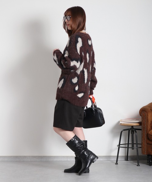 cepo（セポ）の「ジャージータックショートパンツ（その他パンツ・レディース・ブラック/ブラウン・S/M）」の5枚目の写真