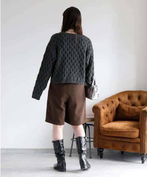 cepo（セポ）の「ジャージータックショートパンツ（その他パンツ・レディース・ブラック/ブラウン・S/M）」の18枚目の写真