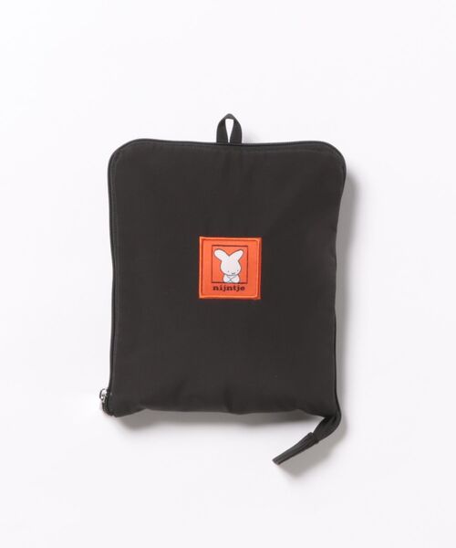 Miffy( ミッフィー)の「【miffy/ミッフィー】 70thアイテム ナインチェ チャーム付き折りたたみボストンバッグ(M)(ボストンバッグ・レディース・ブラック・FREE)」の16枚目の写真