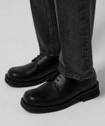 WTRD1203-3 Cliff Squareto 4-Hole Derby Shoes Black [230-290MM]