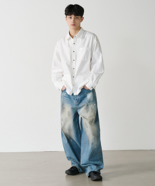 NOUN(ノウン)の「cook shirts (white)(シャツ/ブラウス・メンズ・その他・1/2)」の3枚目の写真