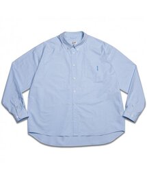 DV22STP.667 WASHED OXFORD COMFORT FIT -Sky Blue-