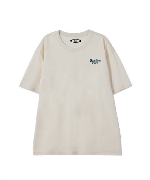 BY.L（バイエル）の「マルチペイズリーグラフィティロゴ半袖Tシャツクリーム（Tシャツ/カットソー・メンズ・その他・MEDIUM/LARGE/X-LARGE）」の3枚目の写真