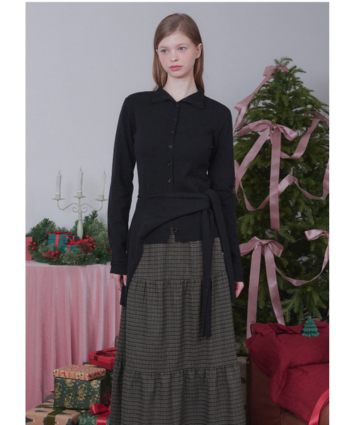 MICANE(ミケーネ)の「ナオミチェックカンカンスカート(スカート・レディース・ブラウン・X-SMALL/SMALL/MEDIUM/X-LARGE/XX-LARGE/LARGE)」の8枚目の写真
