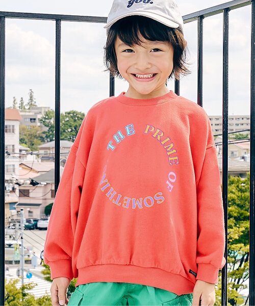 F.O.KIDS（エフオーキッズ）の「カラフルロゴトレーナー_ジュニア対応（スウェット・キッズ・オフホワイト/ライム/ピンク/イエロー/パープル・140/130/120/110/100/90/80）」の5枚目の写真