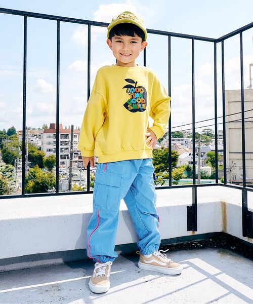 F.O.KIDS（エフオーキッズ）の「カラフルロゴトレーナー_ジュニア対応（スウェット・キッズ・オフホワイト/ライム/ピンク/イエロー/パープル・140/130/120/110/100/90/80）」の8枚目の写真