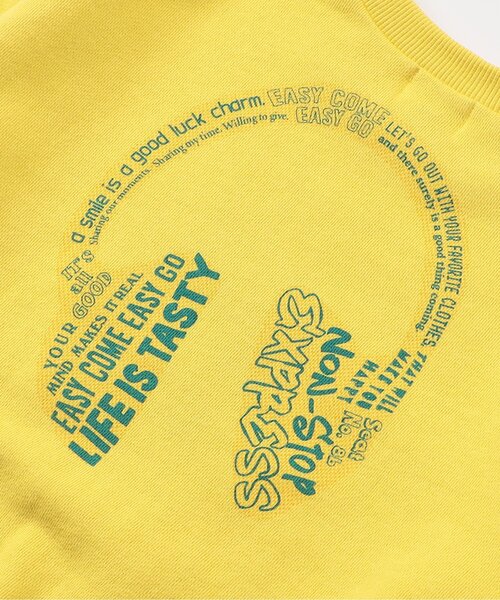 F.O.KIDS（エフオーキッズ）の「カラフルロゴトレーナー_ジュニア対応（スウェット・キッズ・オフホワイト/ライム/ピンク/イエロー/パープル・140/130/120/110/100/90/80）」の22枚目の写真